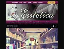 Tablet Screenshot of esstetica.com.pl